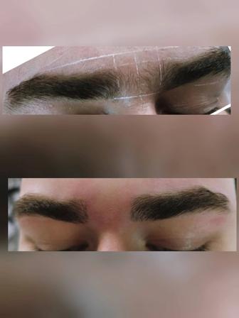 Коррекция бровей (с покраской или без)