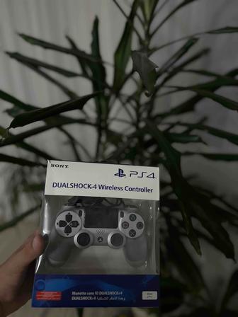 Джойстик Пс 4 DualShock V2/В2 Контроллер Ps 4 sony Серебристый Цвет