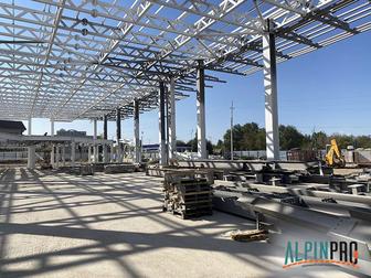 Покрасочные работы по металлоконструкциям. Пескоструй, огнезащита.