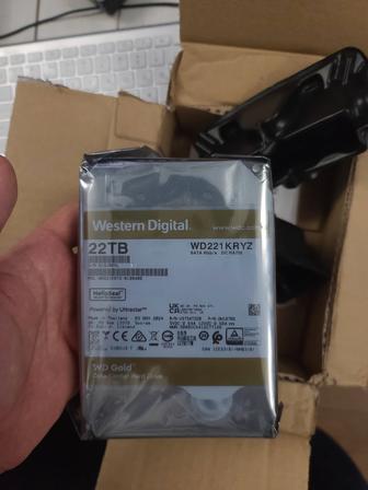 WD Gold 22TB новый! HDD жесткий диск Western Digilal