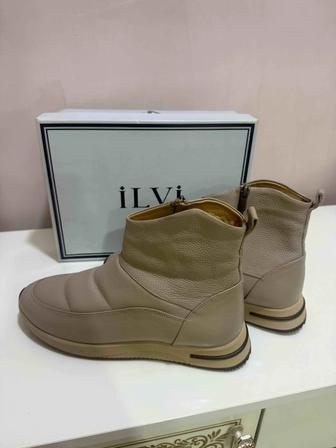 Ботинки кожаные