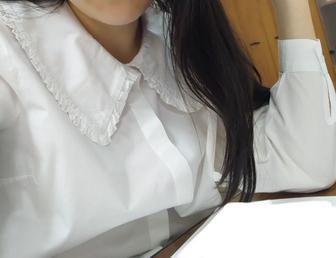 рубашка с акцентным воротом