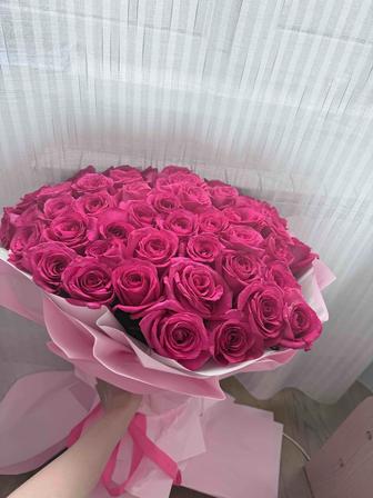 Цветы букеты 51 Роза метровые