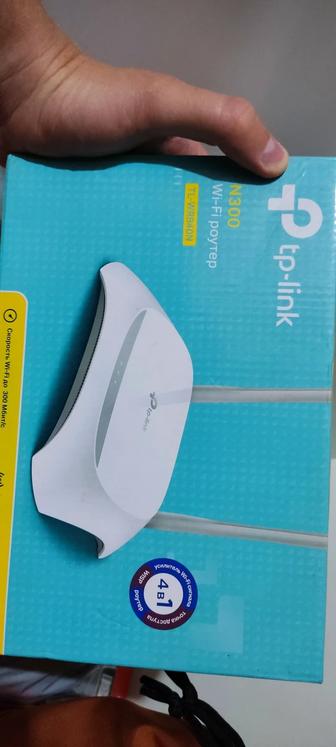 Продам WiFi роутер tplink n300 новый, почти не пользовались