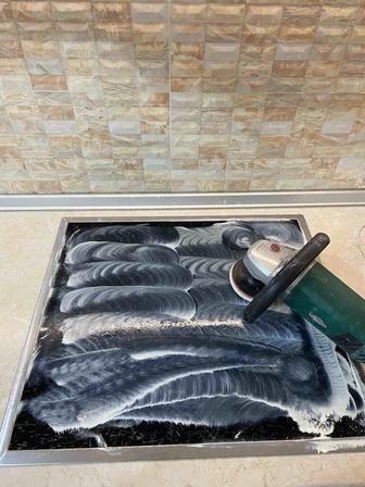 Полировка варочный плит и чистка