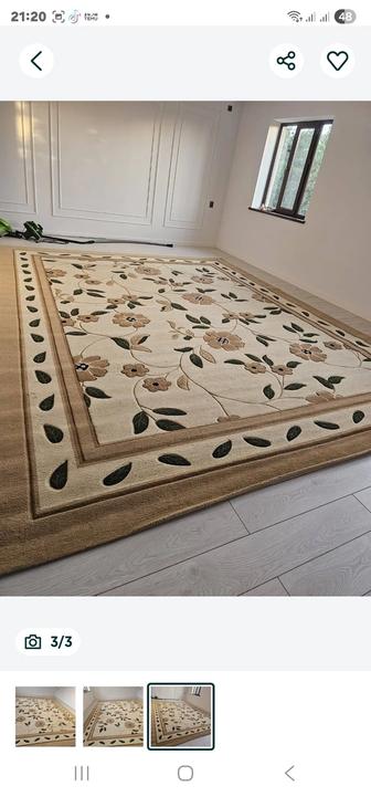 Продам выбитый, толстый ковер 5х4