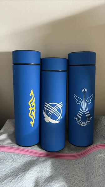 Термосы с казахскими узорами