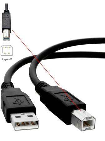 Кабель подключения принтера/сканера USB 2.0 - 1 метр и 0.5 метр