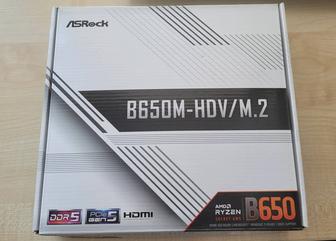 Материнская плата Asrock b650m-hdv/m.2 Новая, на гарантии