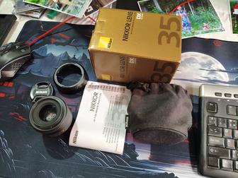 Продам объектив Nikon afs 35мм. F1.8 dx