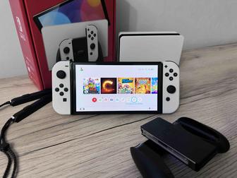 Продам прошитый Nintendo Switch OLED 32 игры