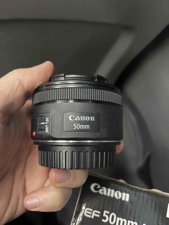 объектив canon ef 50mm f/1.8STM