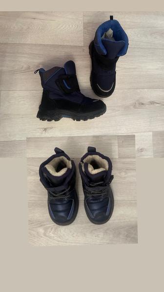 2 зимние ботинки за 6000