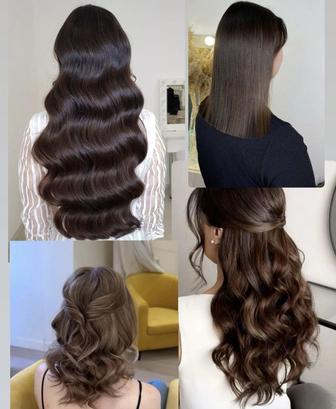 Прическа с выездом