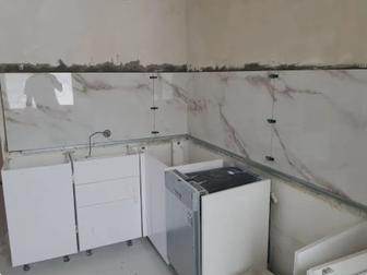 Кухонный фартук из керамогранита