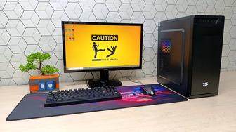 Игровой ПК i3-9100 GTX 1050 Ti 16GB SSD HDD Полный комплект