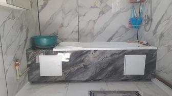 Гибкий мрамор. Шпон. Декор панели.