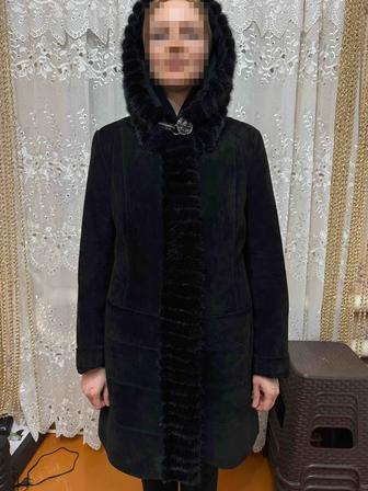 Натуральная замша вставки норки