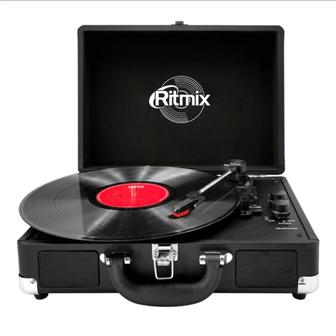 Виниловый проигрыватель Ritmix LP-120B, пластинка в подарок