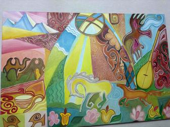 Нарисую картину в этно стиле