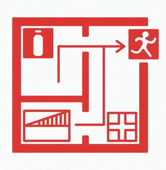 Разработка плана эвакуации