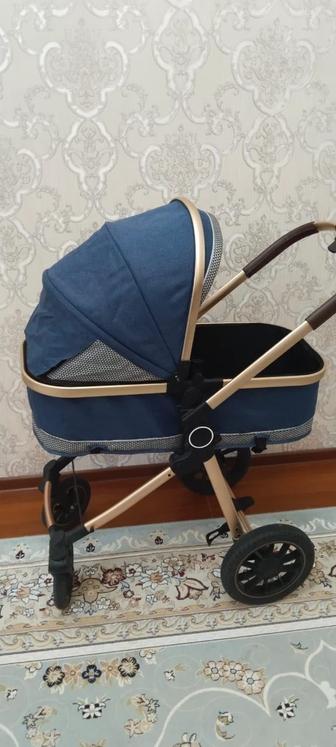 Коляска темно-синий