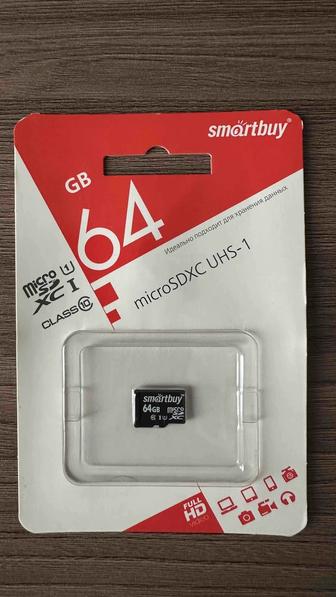 Карта памяти 64Gb MicroSDXC UHS-1