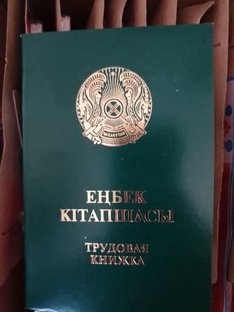 Еңбек кітапшасы/ Трудовая книжка