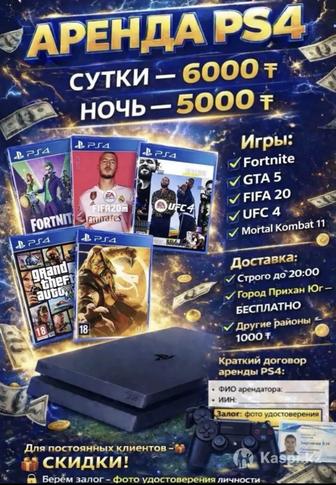 Аренда ps4