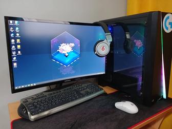 Игровой компьютер Core i5/8GB/GTX 1050 Монитор 24 дюйма 144hz