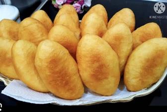 Пиражки с картошки,бауырсақ