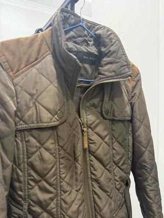 Стеганая куртка Zara Basic, осенняя, размер S/M