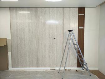 Установка плинтусов,молдингов, галтели16й потолочных, гибкий мрамор луверы