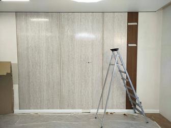 Установка плинтусов,молдингов, галтели161616й потолочных, гибкий мрамор