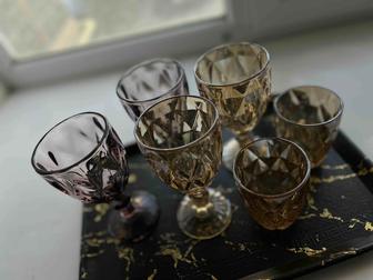 Фужеры, бокалы, стаканы, рюмки
