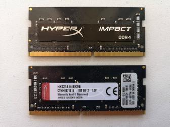 Память для ноутбука Kingston SODIMM DDR4 4GB 2400MHz