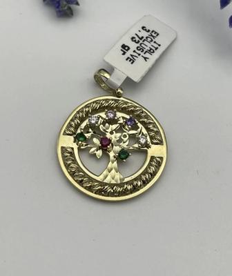 Золотой кулон Италия