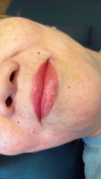 Перманент губ и бровей