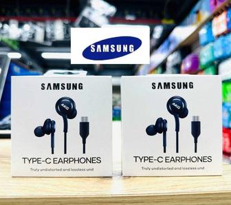 Наушники проводные гарнитура SAMSUNG AKG type C / Отличного качества