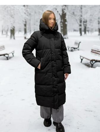 Куртка зимняя длинная женская