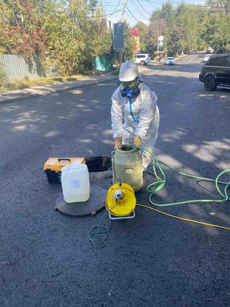 Дезинфекция водопровода и резервуаров.