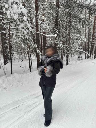 Зимняя парка с натуральным мехом (натуралка)
