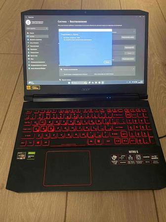 Продам игровой ноутбук Acer Nitro 5 (Ryzen 5, GTX 1650, 16 ГБ, SSD 256 ГБ)