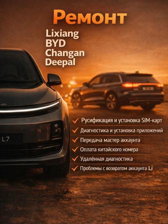Ремонт и сервис lixiang li auto