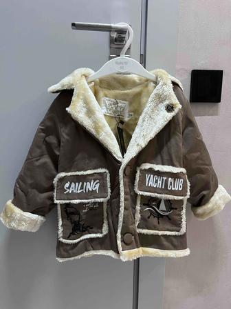 Детский дубленка