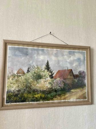 Картина акварель бумага