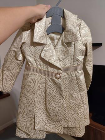 Новое платье с пальто