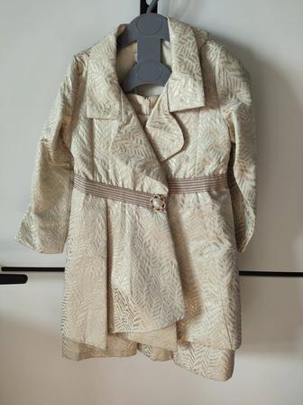 Новое платье с пальто