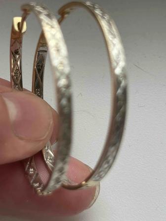 Серги лимонное золото Бриллианты