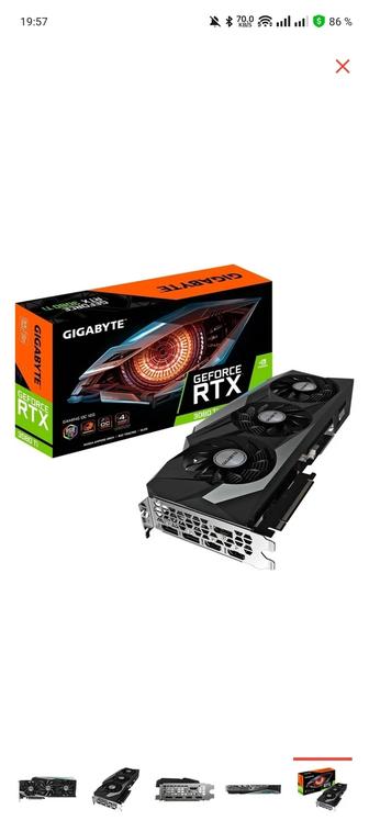 Видеокарта GIGABYTE GeForce RTX 3080 Ti Gaming OC 12Gb